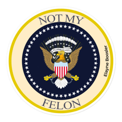 Not My Felon Stickers